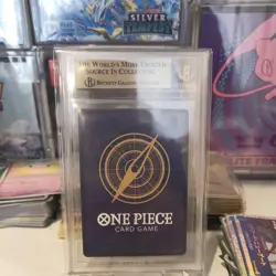 Roronoa Zoro One Piece PRB02-006 SP The Azure Sea OP14 BGS 10 Bubble - Image 3