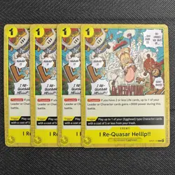 4x I Re-Quasar Helllp!! | OP07-115 NM | Common | One Piece TCG Playset - Image 1