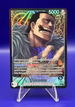 Crocodile Alt Art Leader OP14-079 The Azure Sea's Seven One Piece - Image 1