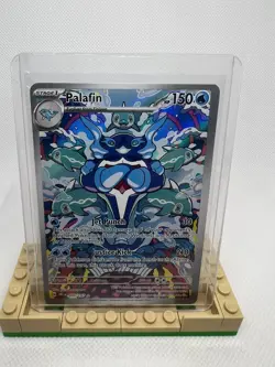 Pokemon TCG Palafin Obsidian Flames Holo Illustration Rare Full Art Card 200/197 - Image 1