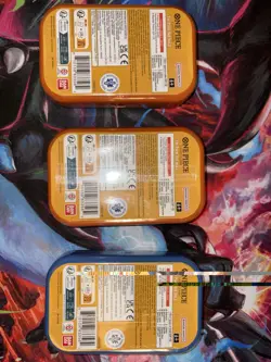 One Piece Card Game Mini-Tin Pack Set Vol.2 FULL SET 0F 3 FACTORY SEALED - Image 3