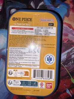 One Piece Card Game Mini-Tin Pack Set Vol.2 FULL SET 0F 3 FACTORY SEALED - Image 4