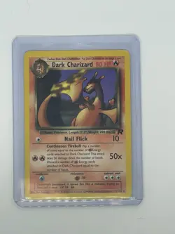 Pokemon Dark Charizard 21/82 Team Rocket 80 HP Rare Regular English Card - Image 1
