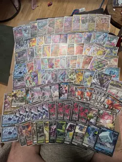 MASSIVE LOT OF X107 POKEMON CARDS FROM SWSH. VMAX V VSTAR & MORE - Image 1