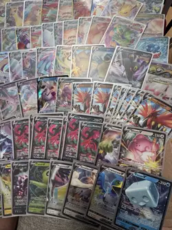 MASSIVE LOT OF X107 POKEMON CARDS FROM SWSH. VMAX V VSTAR & MORE - Image 4