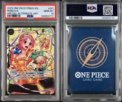 One Piece Card Game - Rebecca (SP) OP05-091 Premium Booster Vol.2 Foil PSA 10 - Image 3