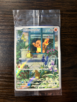 Charmander 044 Pokemon Sv: Scarlet & Violet Promo Cards Holo SEALED - Image 1