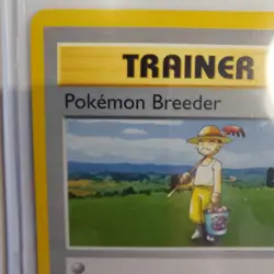 Pokemon Breeder 76/102 Shadowless 99 Pokemon TCG Base Set Trading Card NM - Image 3