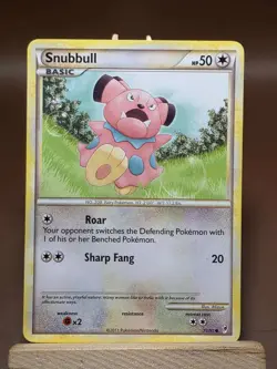 HP Pokemon Call Of Legends Snubbull 71/95 Common Card - Image 1