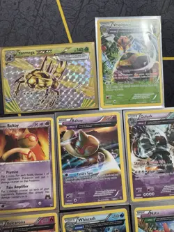 LOT OF 8 VINTAGE POKEMON CARDS FROM ANCIENT ORIGINS AND SUN AND MOON BREAK CARD - Image 2