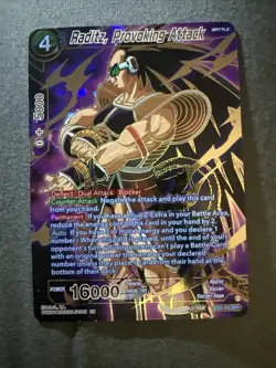 RADITZ, PROVOKING ATTACK BT23-055 SPR- NM- Dragon ball super card game - Image 1