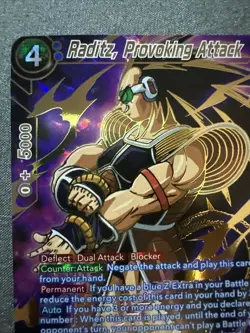 RADITZ, PROVOKING ATTACK BT23-055 SPR- NM- Dragon ball super card game - Image 2