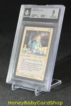 MTG Limited Edition Beta 1993 Samite Healer BGS 9.0Q+ (Quad+) MINT 93/94 - Image 3