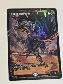Super Shredder Showcase FOIL 285 MTG Teenage Mutant Ninja Turtles TMT NM X1 - Image 3