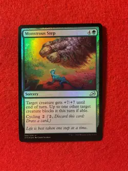 Monstrous Step - Foil - Ikoria: Lair of Behemoths - Magic the Gathering - MTG - Image 1