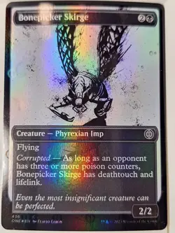Bonepicker Skirge - SHOWCASE FOIL - Step and Compleat - Magic the Gathering MTG - Image 1