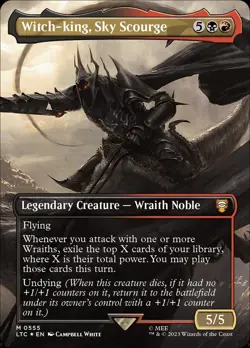 Witch-king, Sky Scourge X1 BORDERLESS SURGE-NM/M-LOTR: Tales of Middle Earth - Image 1