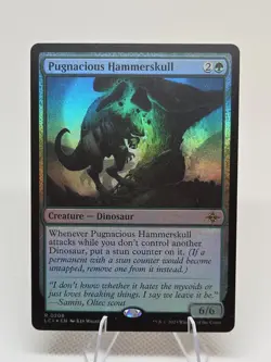Pugnacious Hammerskull FOIL X1 LCI MTG The Lost Caverns of Ixalan B1 - Image 1