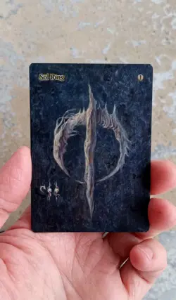 MtG Sol Ring Full Magic Altered Hand Painted Art Original Alter - Image 2