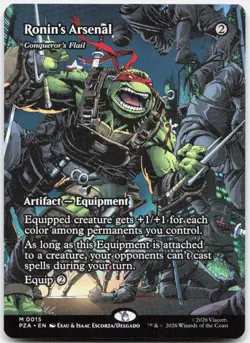 Ronin's Arsenal - Conqueror's Flail (Borderless) *Regular* PZA 15 NM - Image 1