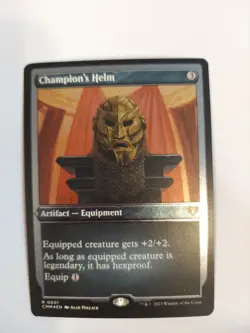 Champion's Helm (Foil Etched) Commander Masters Foil - Image 1