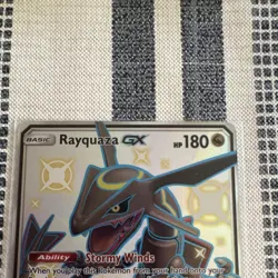 Pokemon Rayquaza GX 177A/168 Alternate Art Promo Holo Basic Card - Image 3
