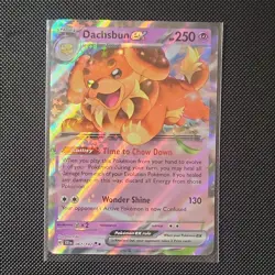 Pokemon TCG Dachsbun ex 067/142 SV07 Stellar Crown Holo Double Rare 250 HP - Image 1