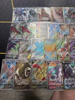 LOT OF 26 POKEMON CARDS FULL ARTS, GX, V, EX FROM HIDDEN FATES, SUN & MOON MORE - Image 3