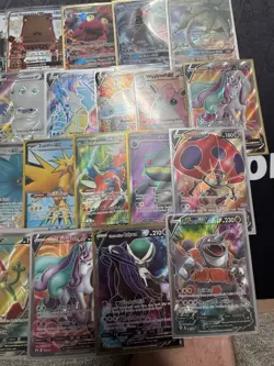 LOT OF 26 POKEMON CARDS FULL ARTS, GX, V, EX FROM HIDDEN FATES, SUN & MOON MORE - Image 4