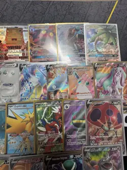 LOT OF 26 POKEMON CARDS FULL ARTS, GX, V, EX FROM HIDDEN FATES, SUN & MOON MORE - Image 5