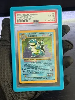 Pokemon Blastoise (Shadowless) psa 4 - Image 1
