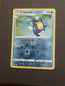 Reverse Holo Palpitoad 045/192 Uncommon Rebel Clash Pokemon TCG - Image 1