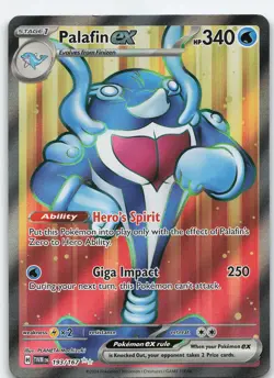 Palafin ex - 193/167 Ultra Rare Holo SV06: Twilight Masquerade NM Pokemon - Image 1