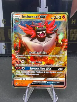 Pokemon TCG Incineroar GX 27/149 Sun & Moon Base Set Holo Ultra Rare - Image 1