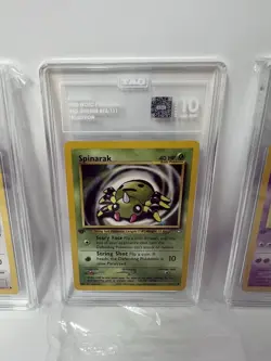 2000 Pokemon Neo Genesis 1st Edition #75 Spinarak PSA 10 TAG Gem Mint - Image 1