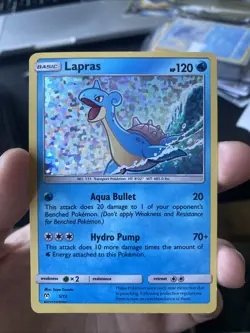 Pokemon Lapras 5/12 LP Promo McDonald's Promos 2019 - Image 1