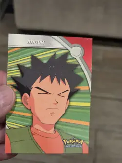 Topps Pokemon Tv Animation Series Heroes And Villains Brock Hv8 NM - Image 1