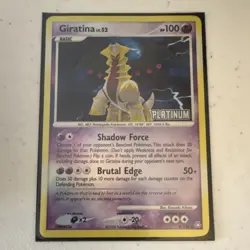 Pokemon Giratina Holo Rare Reverse Holo 4/146 Legends Awakened Basic 100HP 2008 - Image 1