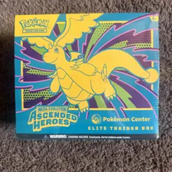 Pokemon TCG Ascended Heroes Pokemon Center Etb Elite Trainer Box (Small Tear) - Image 1