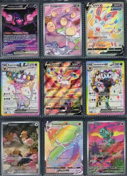 ⭐Modern Pokemon Collection Lot Binder Sylveon V/Umbreon.NM-LP+.🔥Crispy!🤌#1 - Image 2