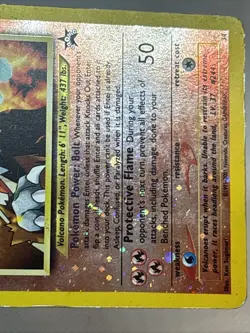 Pokemon TCG Entei Wizards Black Star Promos 34 Reverse Cosmos Holo 2001 HP POOR - Image 4