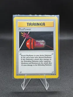 Pokemon TCG Base Set PlusPower #84/102 Shadowless Uncommon Vintage 1999 LP - Image 1