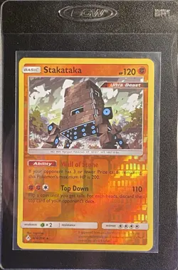 Stakataka Reverse Holo Rare 106/214 Pokemon TCG Sun & Moon Unbroken Bonds - Image 3