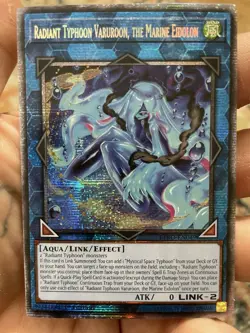 YuGiOh Radiant Typhoon Varuroon Marine Eidolon 1st Edition Starlight Rare Mint - Image 1