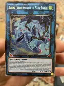 YuGiOh Radiant Typhoon Varuroon Marine Eidolon 1st Edition Starlight Rare Mint - Image 3