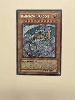 Rainbow Dragon TAEV-EN006 Secret Rare NM Yugioh - Image 1