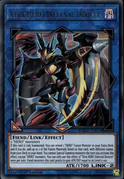 Xtra HERO Infernal Devicer 1st Ed Ultra Rare DUOV-EN013 Yu-Gi-Oh! - Image 1