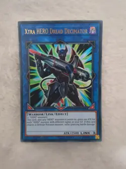 Yugioh Xtra HERO Dread Decimator LEHD-ENA00 Ultra Rare 1st Edition - Image 1