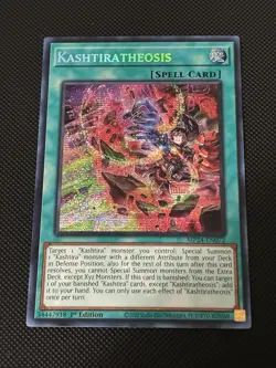 Yu-Gi-Oh! | Kashtiratheosis MP24-EN072 Prismatic Secret Rare 1st Edition Mint NM - Image 1