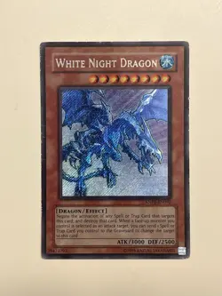 White Night Dragon ANPR-EN092 Secret Rare LP Yugioh - Image 1